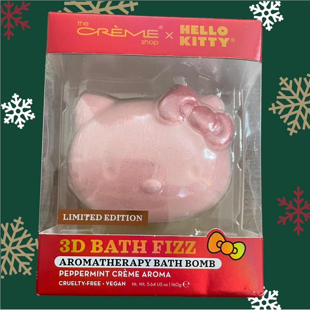 🚨Hello Kitty x The Crème Shop 3D Bath Bomb